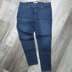 Madewell | Indigo High-Rise Skinny Jeans Size 34